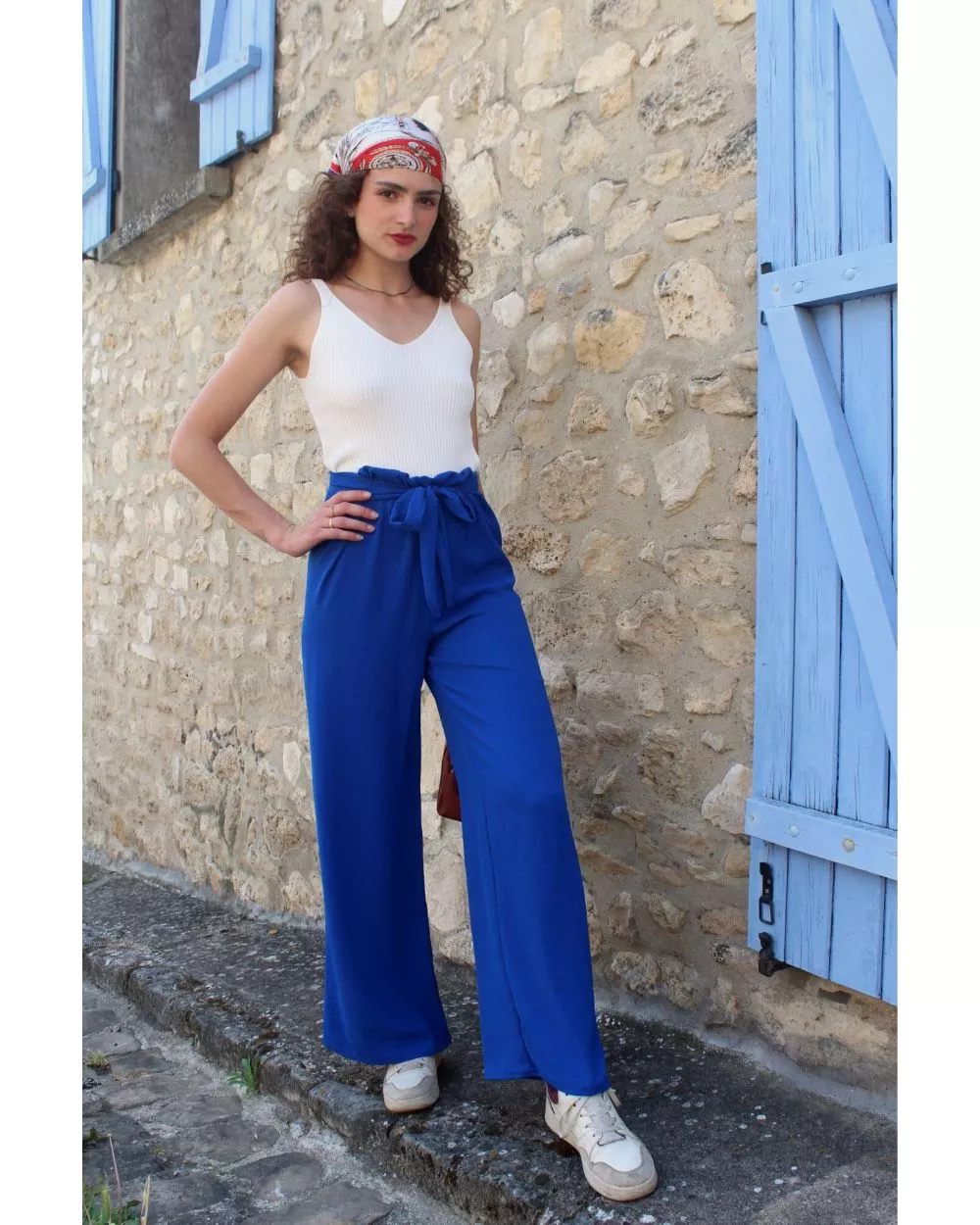 Pantalon Suzon bleu cobalt