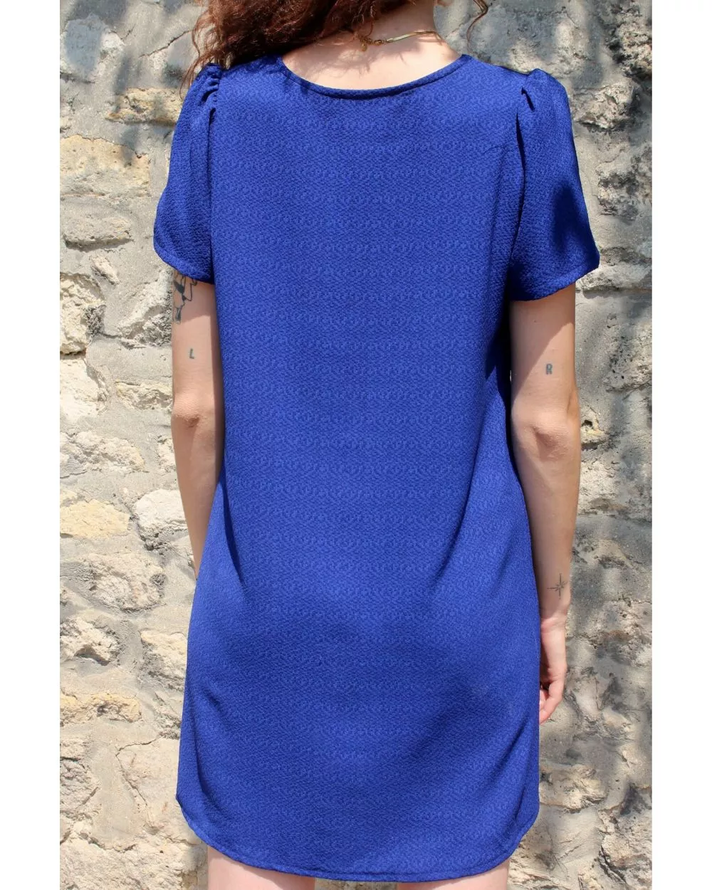 Robe Rosine bleue