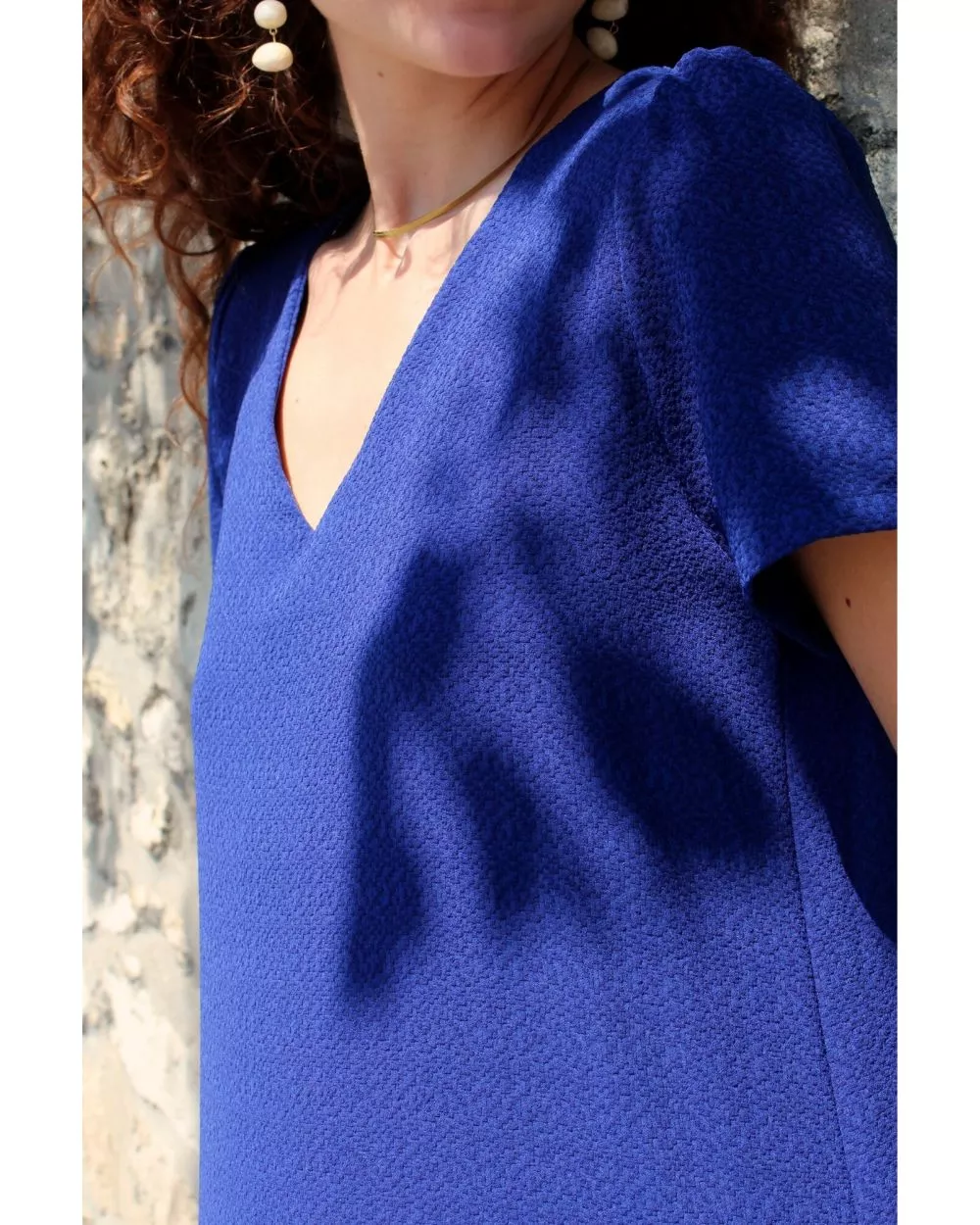 Robe Rosine bleue