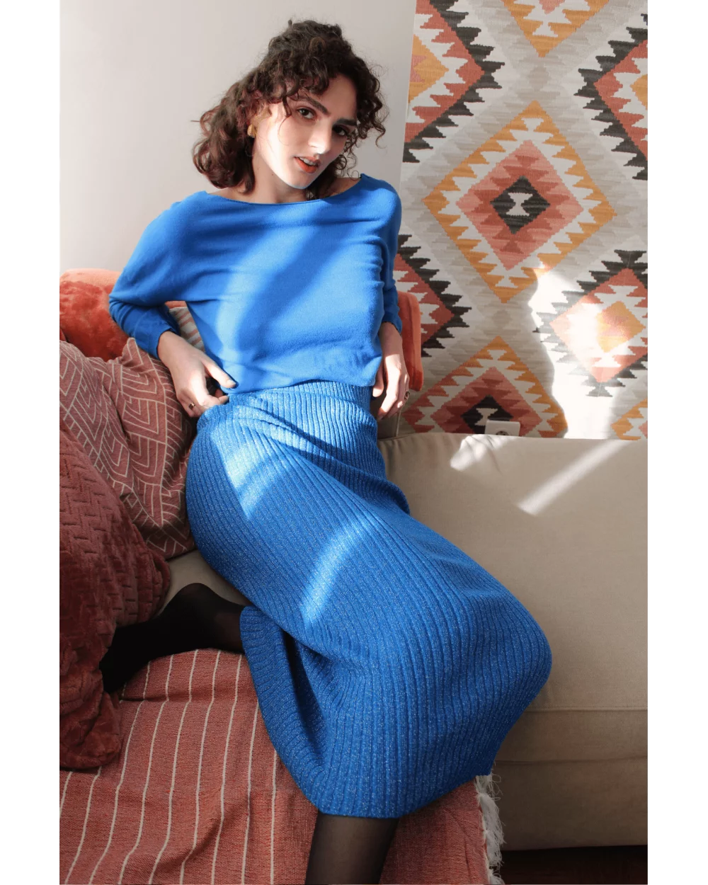 Jupe Lazephyr Bleue