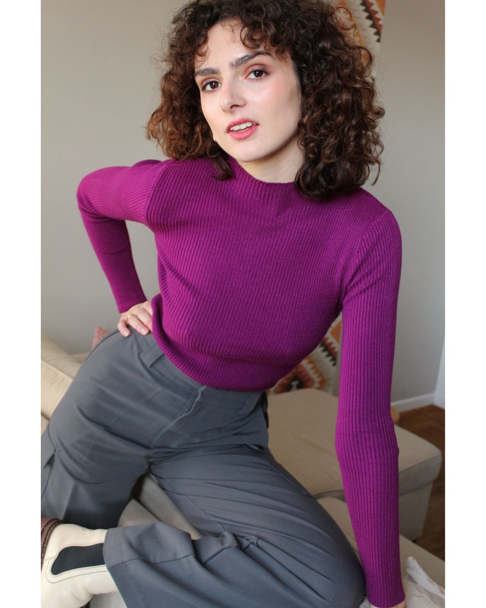 Box location vêtements - Pull Lounia Violet