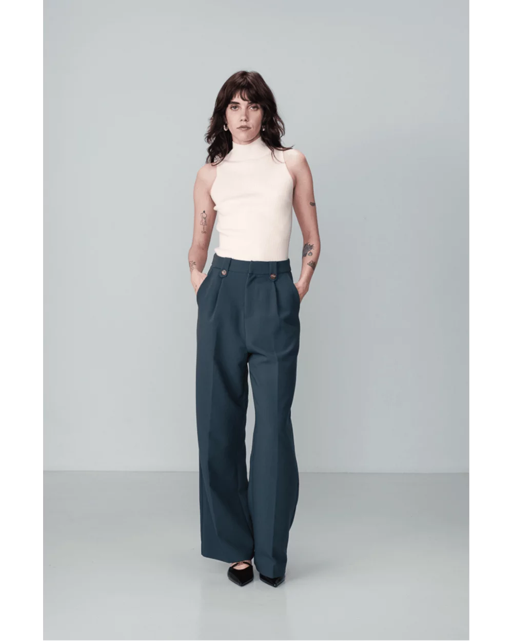 Pantalon Nilay Vert