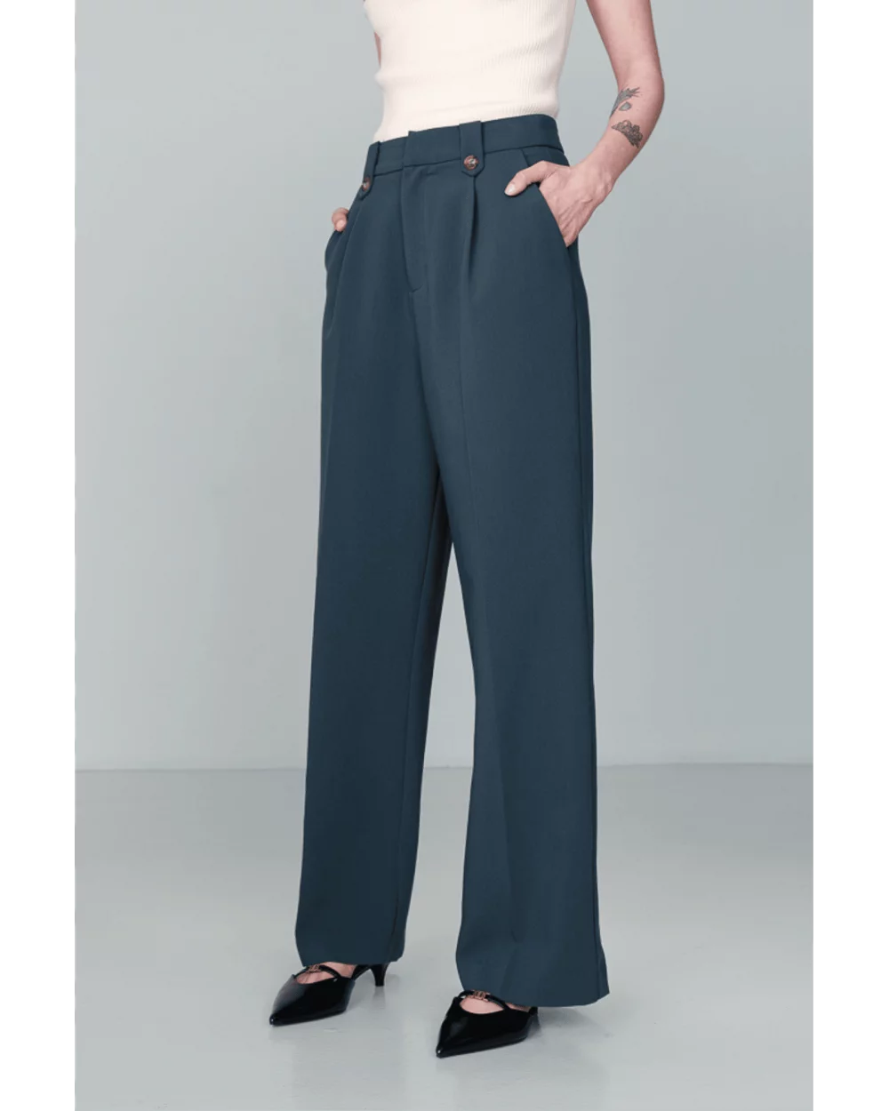 Pantalon Nilay Vert