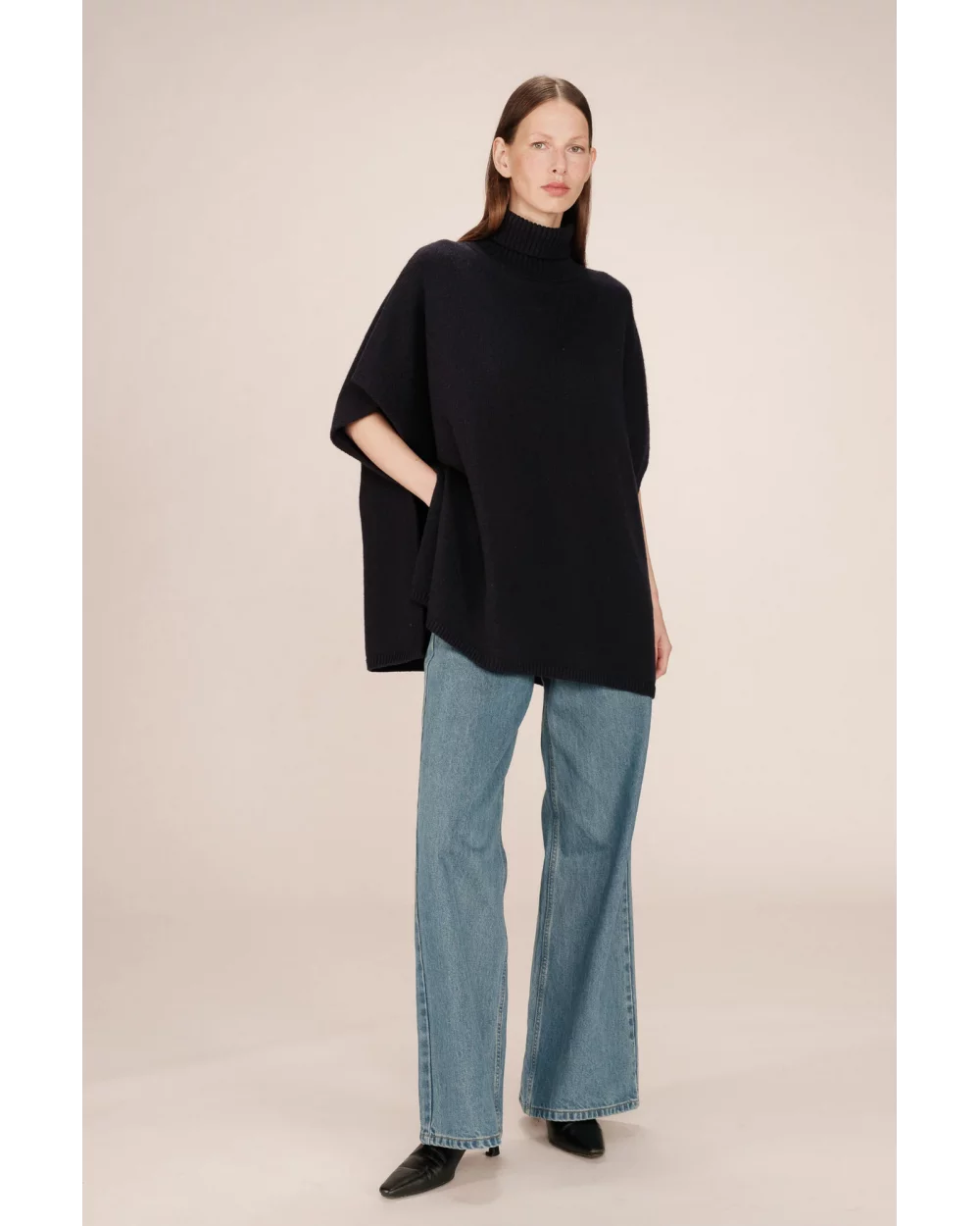 Pull Poncho Saison Marine