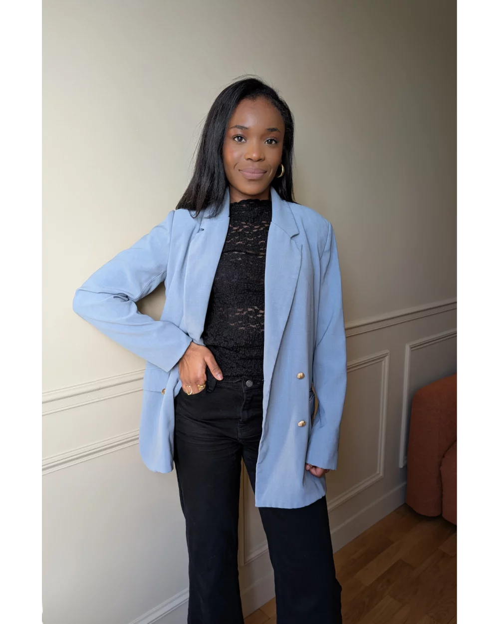 Veste Gladisse Bleue