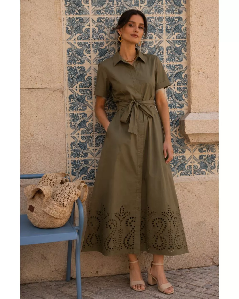 Robe Anita Kaki