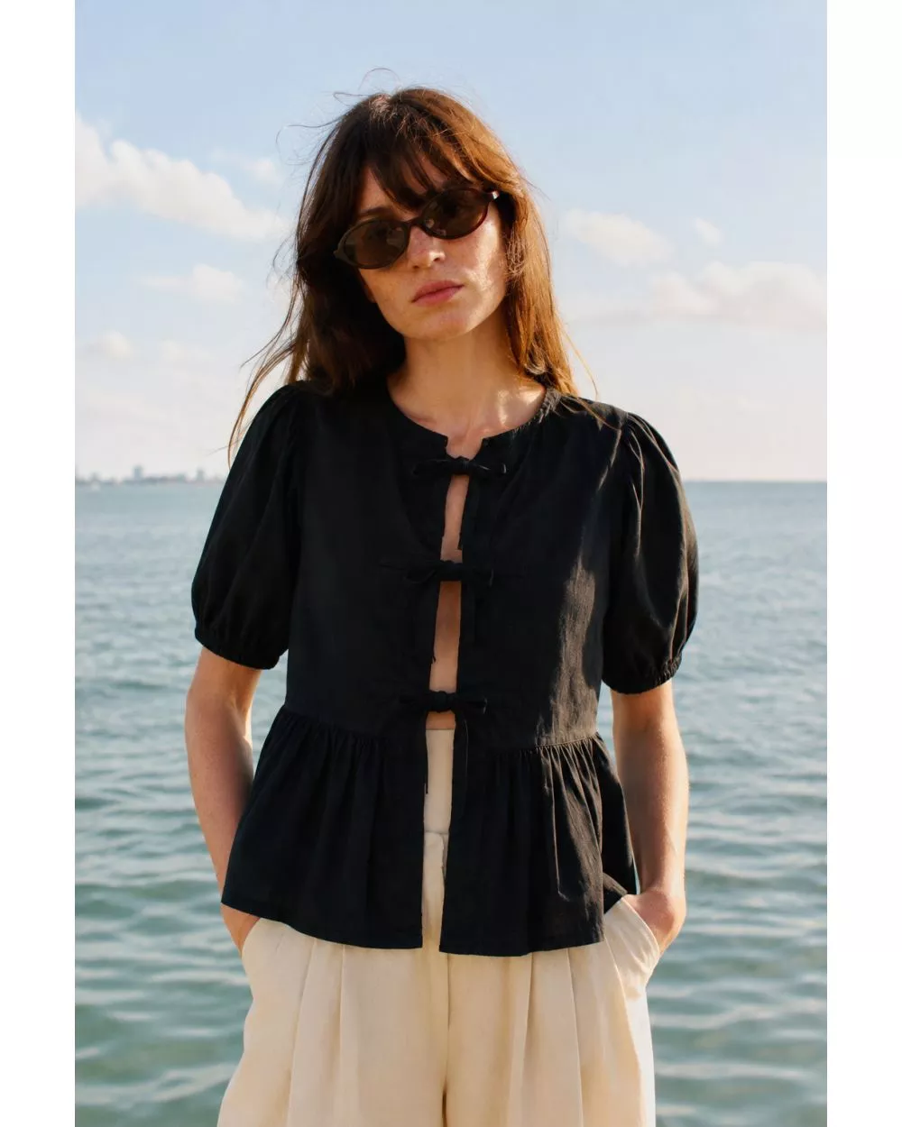 Blouse Orléa Noire