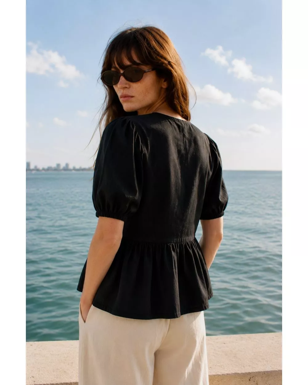 Blouse Orléa Noire