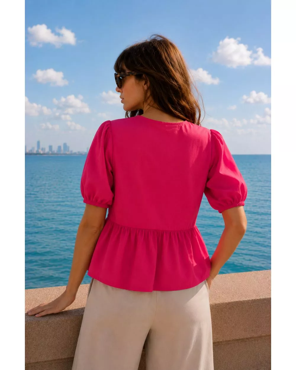 Blouse Orléa Rose