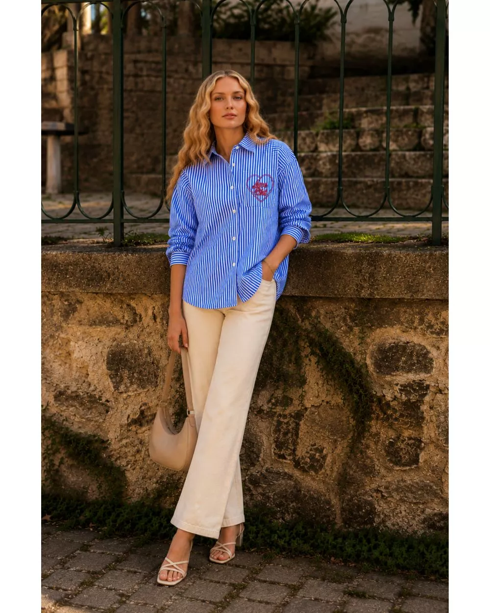 Chemise Cerise bleu