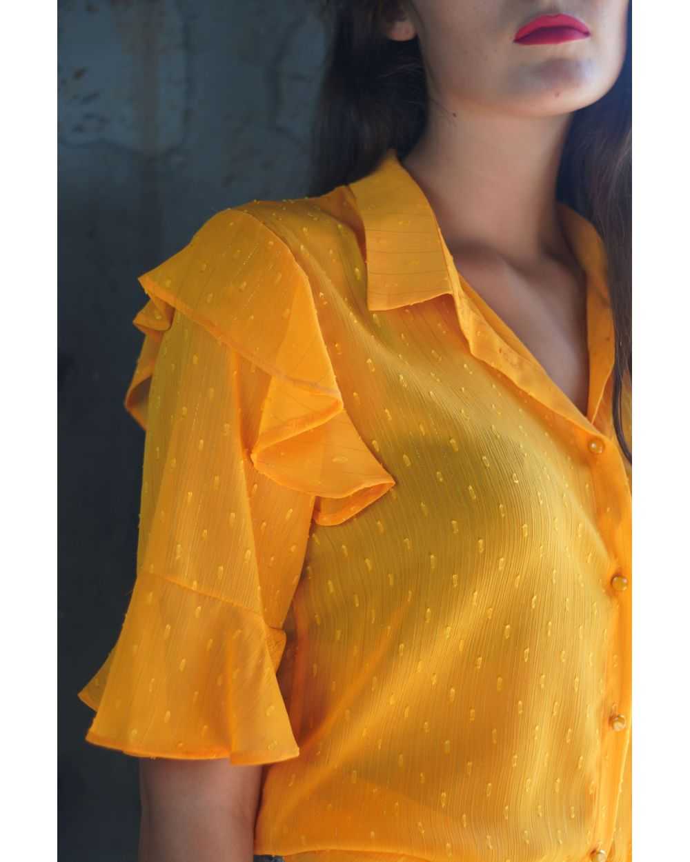 Chemisier Jane jaune