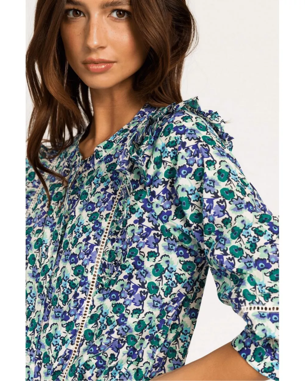 Blouse Solena bleue