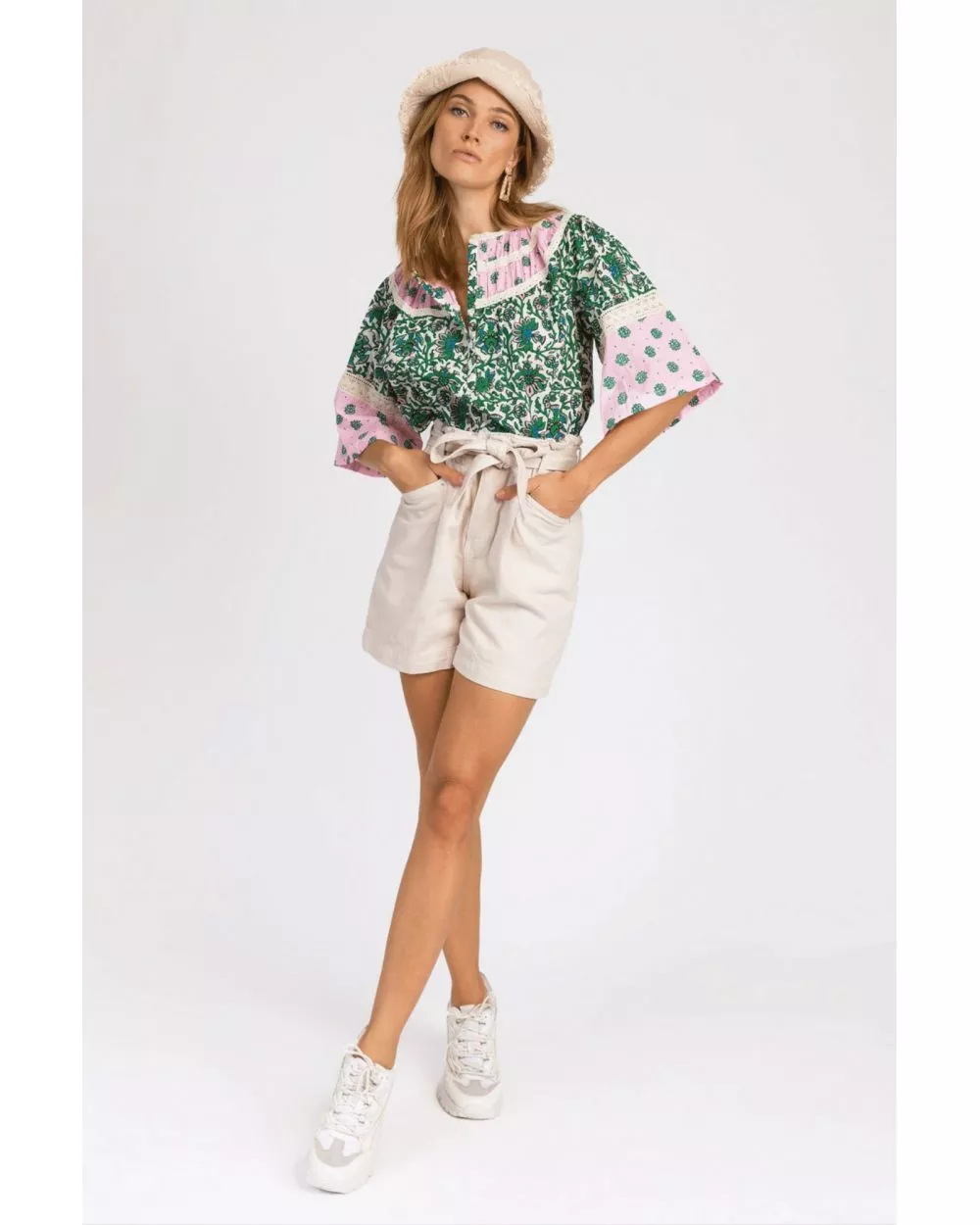 Blouse Soudya verte