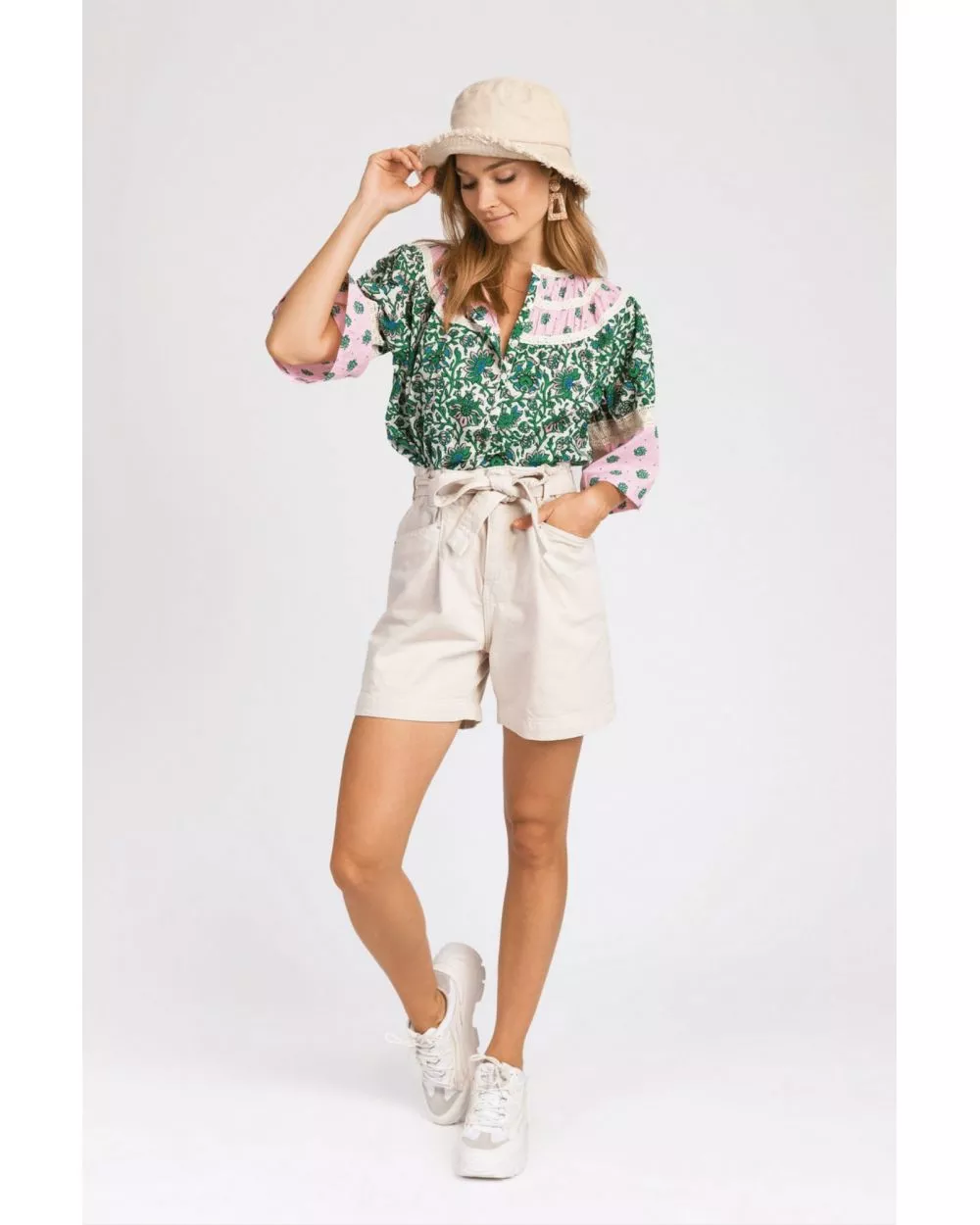 Blouse Soudya verte