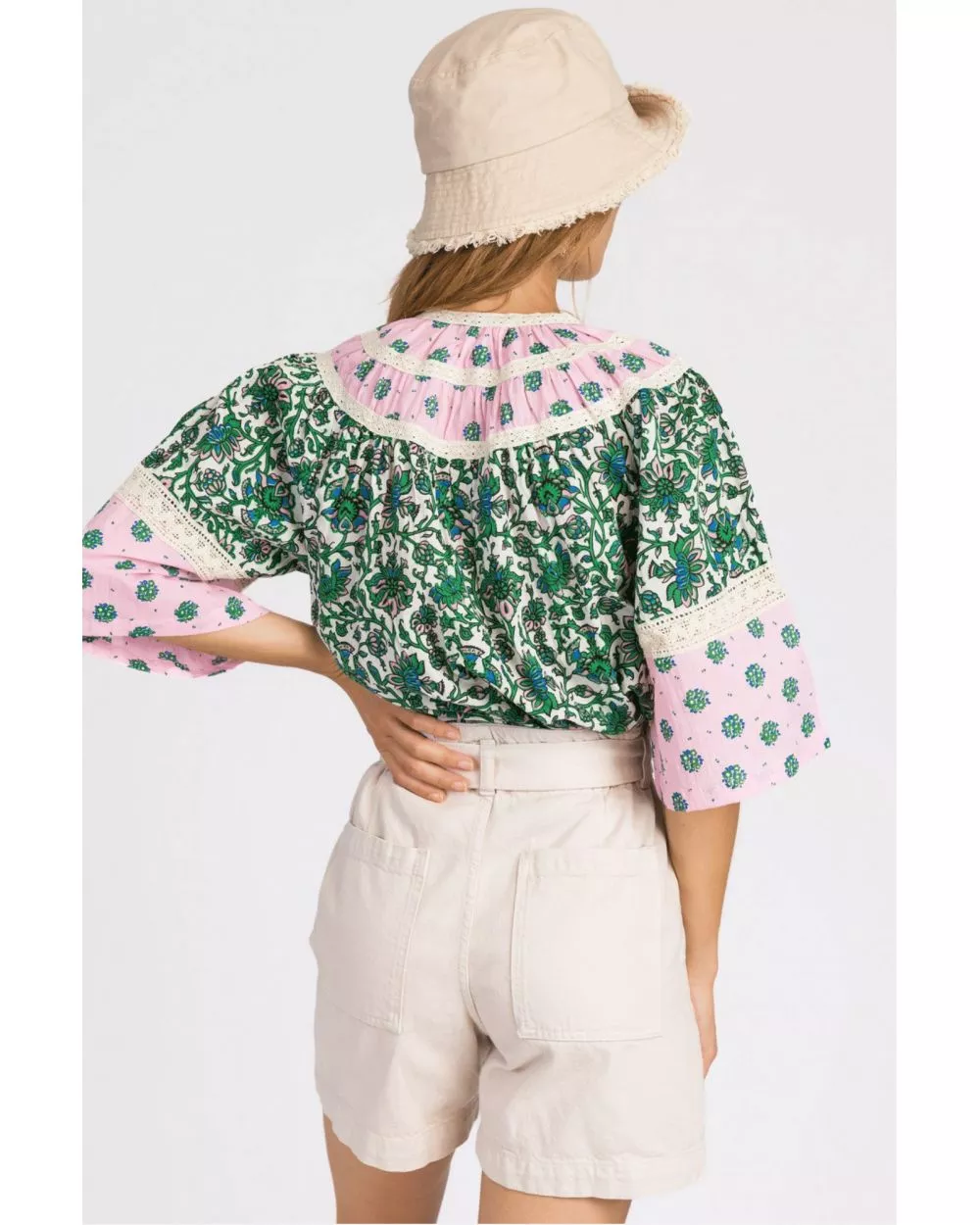 Blouse Soudya verte