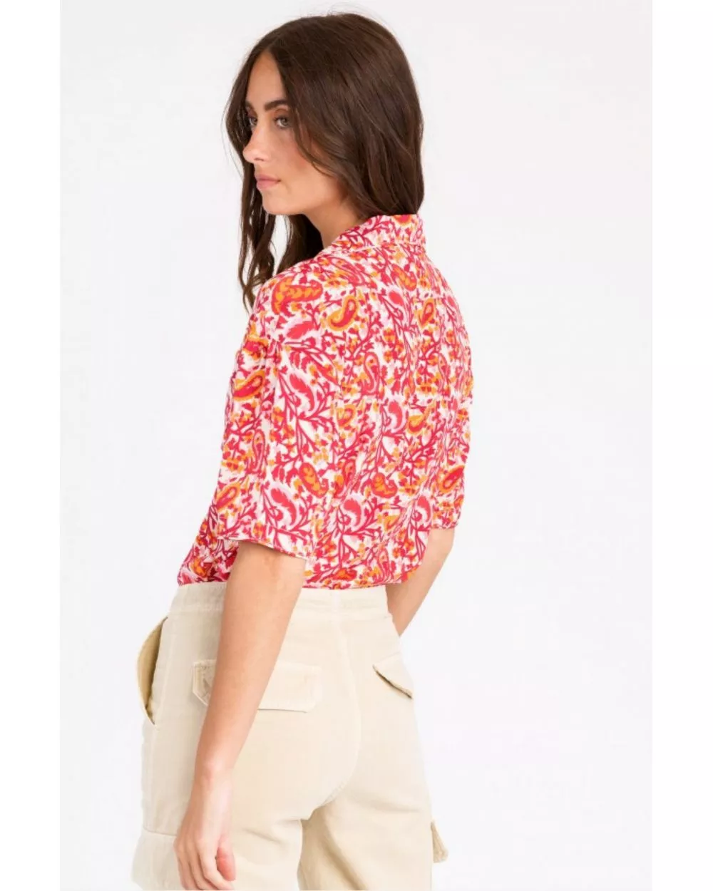 Chemise Simon rose